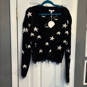 Wild Honey Black Star Sweater